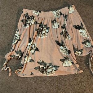 off the shoulder shirt